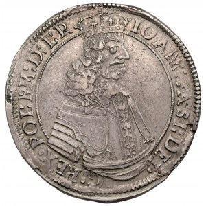 Jan II Kazimierz, Talar Kraków 1649 - półpostać - bez inicjałów G-P - B.RZADKI