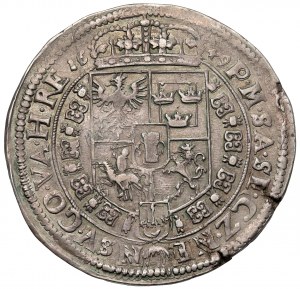 Jan II Kazimierz, Talar Kraków 1649 - półpostać - bez inicjałów G-P - B.RZADKI