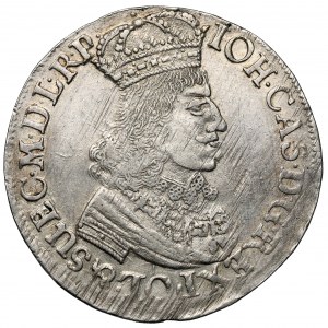 Jan II Kazimierz, Ort Gdańsk 1651 GR - wczesny portret - rzadki