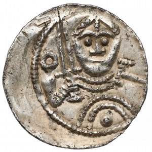Władysław II Wygnaniec, Denar - Książę i Biskup - O-T - rzadki