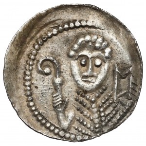 Władysław II Wygnaniec, Denar - Książę i Biskup - O-T - rzadki