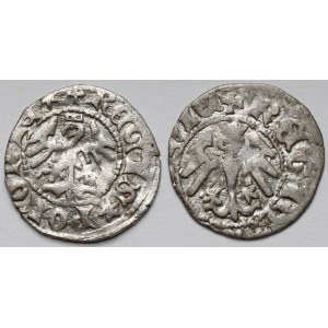 Władysław II Jagiełło, Półgrosz Kraków - zestaw (2szt)