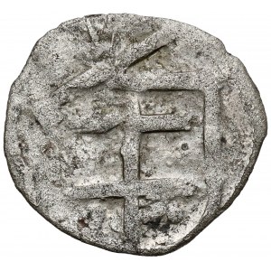 Władysław II Jagiełło, Denar Kraków - podwójny krzyż