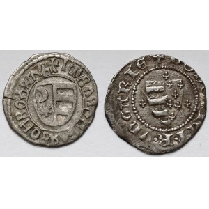 Rumunia i Węgry, Dinar i denar - zestaw (2szt)
