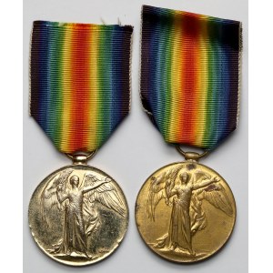 I Wojna Światowa, Medal Zwycięstwa - zestaw (2szt)