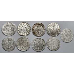 Głównie Bawaria, 2 krajcary (XVII w.) - zestaw (9szt)