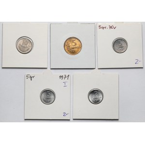2 - 10 groszy 1949-1971 - zestaw (5szt)