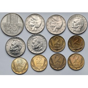 2-20 złotych 1973-1984 - zestaw (12szt)