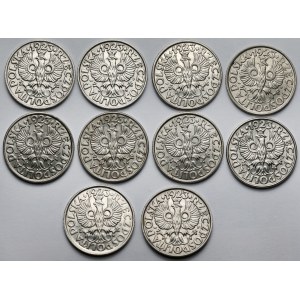 20 groszy 1923 - mennicze - pakiet (10szt)