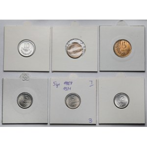 2 - 10 grosze 1949-1971 - zestaw (6szt)