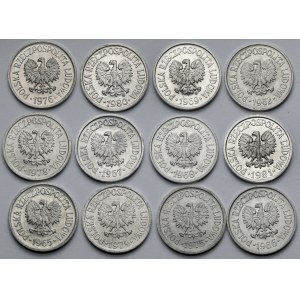 10 groszy 1965-1981 - zestaw (12szt)