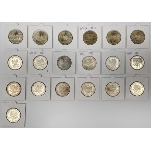 SREBRO 200 - 1.000 złotych - zestaw (19szt)