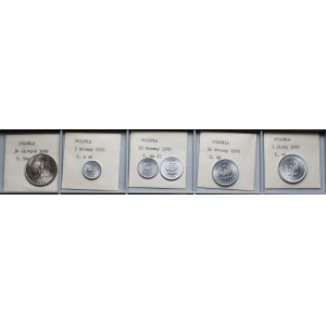 Od 5 groszy do 10 złotych 1970 - zestaw (6szt)