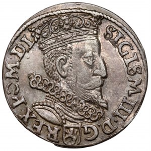 Zygmunt III Waza, Trojak Kraków 1602 - odwrócone 2