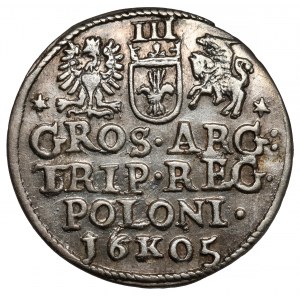 Zygmunt III Waza, Trojak Kraków 1605