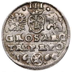 Zygmunt III Waza, Trojak Kraków 1606 - błędna data 1660