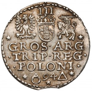 Zygmunt III Waza, Trojak Malbork 1594