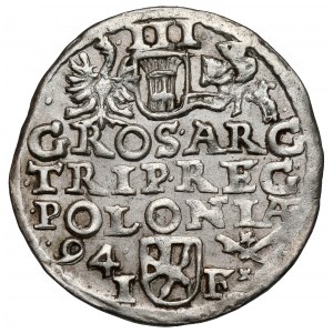 Zygmunt III Waza, Trojak Wschowa 1594 - rzadki