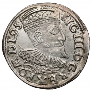 Zygmunt III Waza, Trojak Wschowa 1595 - data w otoku