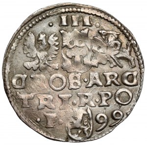 Zygmunt III Waza, Trojak Wschowa 1599 - falista