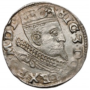 Zygmunt III Waza, Trojak Wschowa 1599 - z kokardą