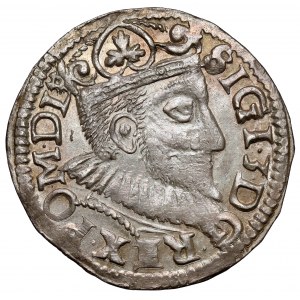 Zygmunt III Waza, Trojak Wschowa 1595 - z kratką