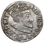 Zygmunt III Waza, Trojak Olkusz 1590 IF - Lewart w PROSTEJ tarczy