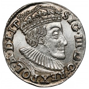 Zygmunt III Waza, Trojak Olkusz 1589 - piękny
