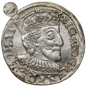 Zygmunt III Waza, Trojak Olkusz 1591 - gwiazda nad koroną
