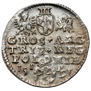 Zygmunt III Waza, Trojak Olkusz 1591