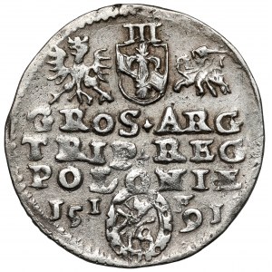 Zygmunt III Waza, Trojak Olkusz 1591