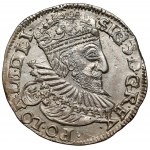 Zygmunt III Waza, Trojak Olkusz 1592 - SIG 3 - ozdobna szata