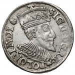 Zygmunt III Waza, Trojak Olkusz 1594 - ZNAK - bardzo rzadki rewers