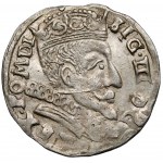 Zygmunt III Waza, Trojak Wilno 1599 - Łabędź