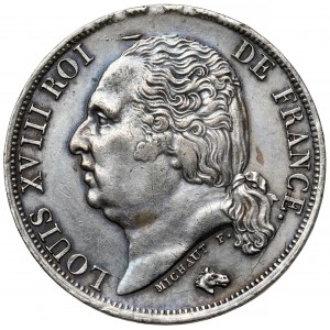 Francja, Ludwik XVIII, Frank 1817-A, Paryż
