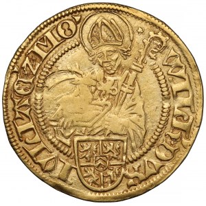 Jülich-Berg, Wilhelm IV, Hubertus-Goldgulden bez daty (1489)