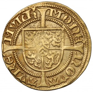 Jülich-Berg, Wilhelm IV, Hubertus-Goldgulden bez daty (1489)