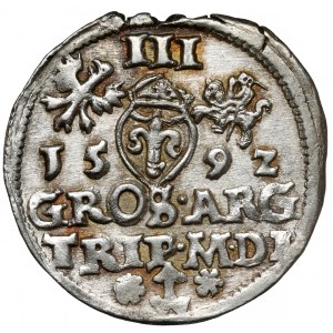 Zygmunt III Waza, Trojak Wilno 1592