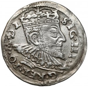 Zygmunt III Waza, Trojak Wilno 1593 - Platina