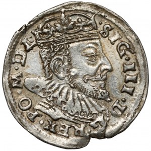 Zygmunt III Waza, Trojak Wilno 1593 - Platina