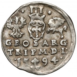 Zygmunt III Waza, Trojak Wilno 1594