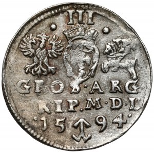 Zygmunt III Waza, Trojak Wilno 1594