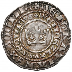 Czechy, Wacław II Czeski (1278-1305) Grosz praski