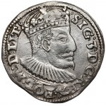 Zygmunt III Waza, Trojak Lublin 1595 - TOPÓR - rzadki