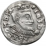 Zygmunt III Waza, Trojak Lublin 1597 - data z lewej