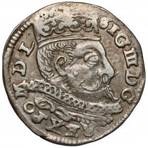 Zygmunt III Waza, Trojak Lublin 1598 - L z lewej