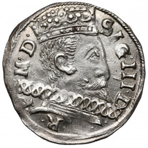 Zygmunt III Waza, Trojak Wschowa 1601 - gwiazda - bez L