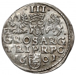 Zygmunt III Waza, Trojak Wschowa 1601 - F przy Orle