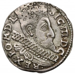 Zygmunt III Waza, Trojak Poznań 1598 - bez kwiatka - rzadki