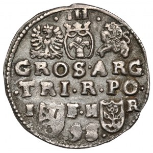 Zygmunt III Waza, Trojak Poznań 1598 - bez kwiatka - rzadki